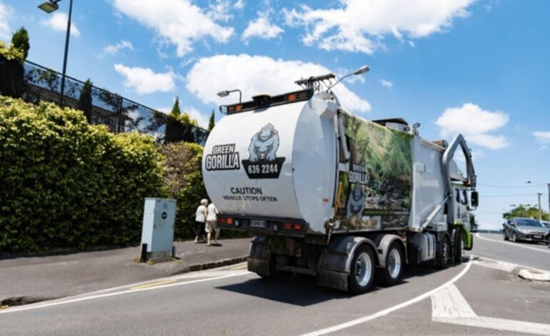 Trump Rides a Garbage Truck in Response to Biden’s Comment
