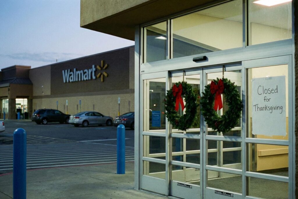 walmart hours on thanksgiving day