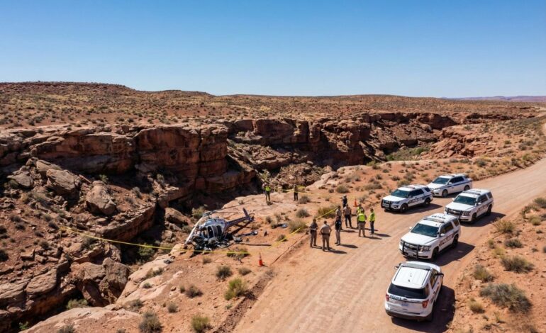 Helicopter Crash in Arizona After Aircraft Hits Recreational Slackline, Killing Four