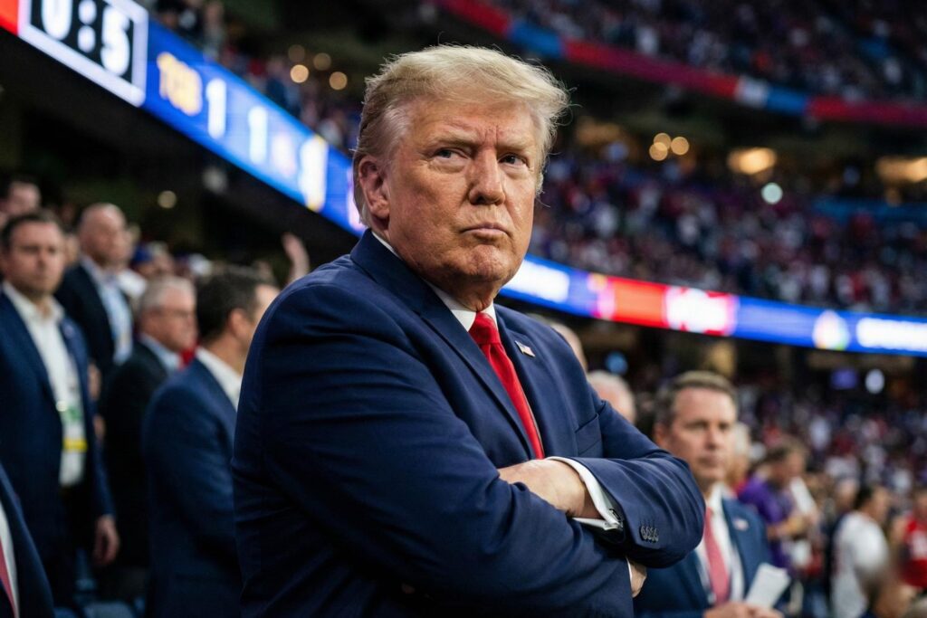 donald trump booed at commanders game