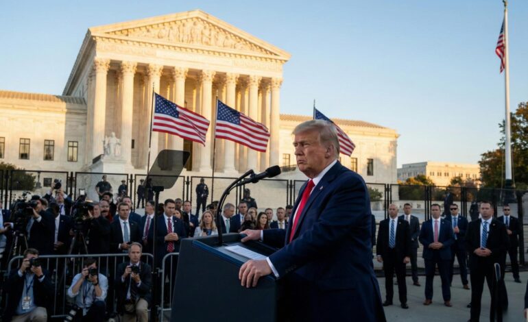 Trump Warned the Supreme Court Regarding a Ruling on Tariffs, Says U.S. Is ‘Doomed’ If Decision Goes Against Him