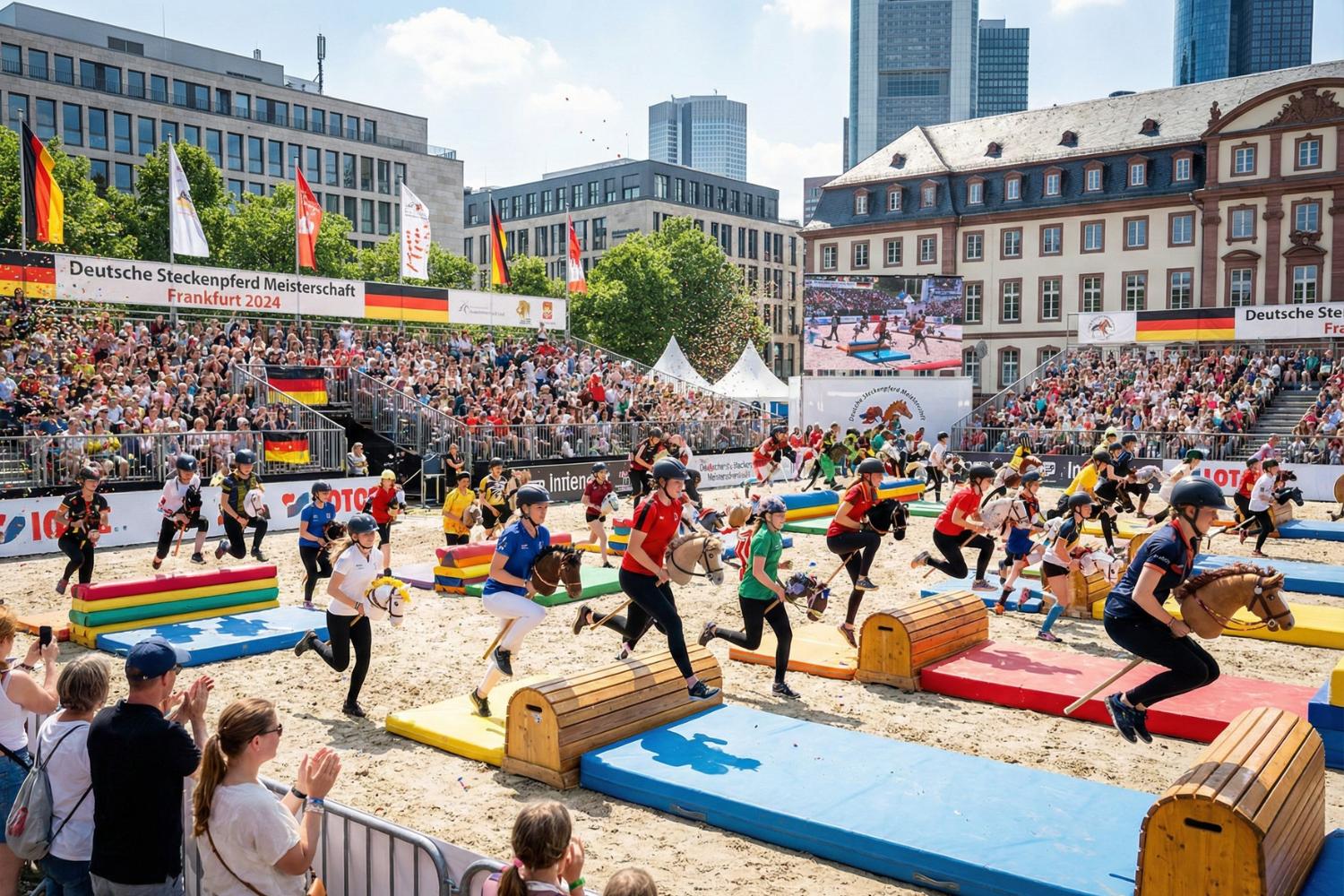 Germany Hosts Its First Horse Stick Competition Championship in Frankfurt