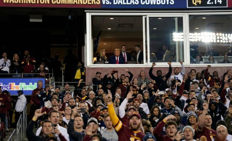 Donald Trump Booed at Commanders Game: Body Language Reveals His True Mood