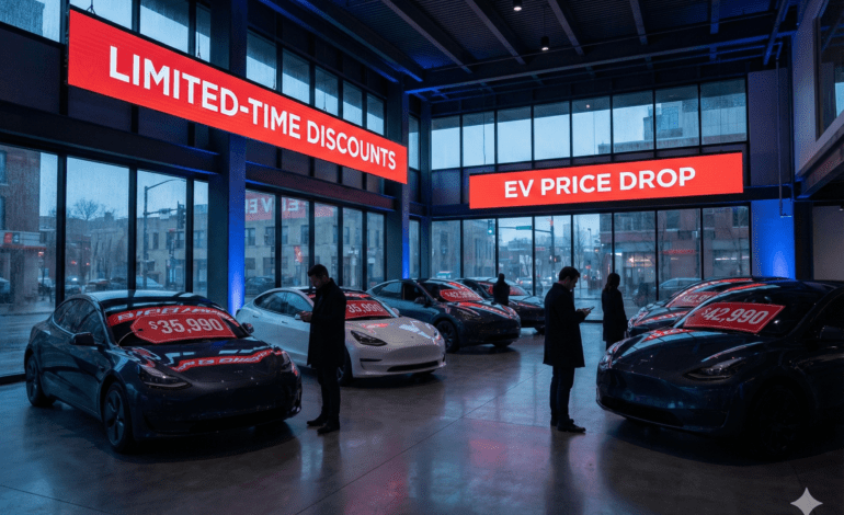 Tesla Rolls Out Aggressive Discounts as Tesla Sales Down Trend Looms