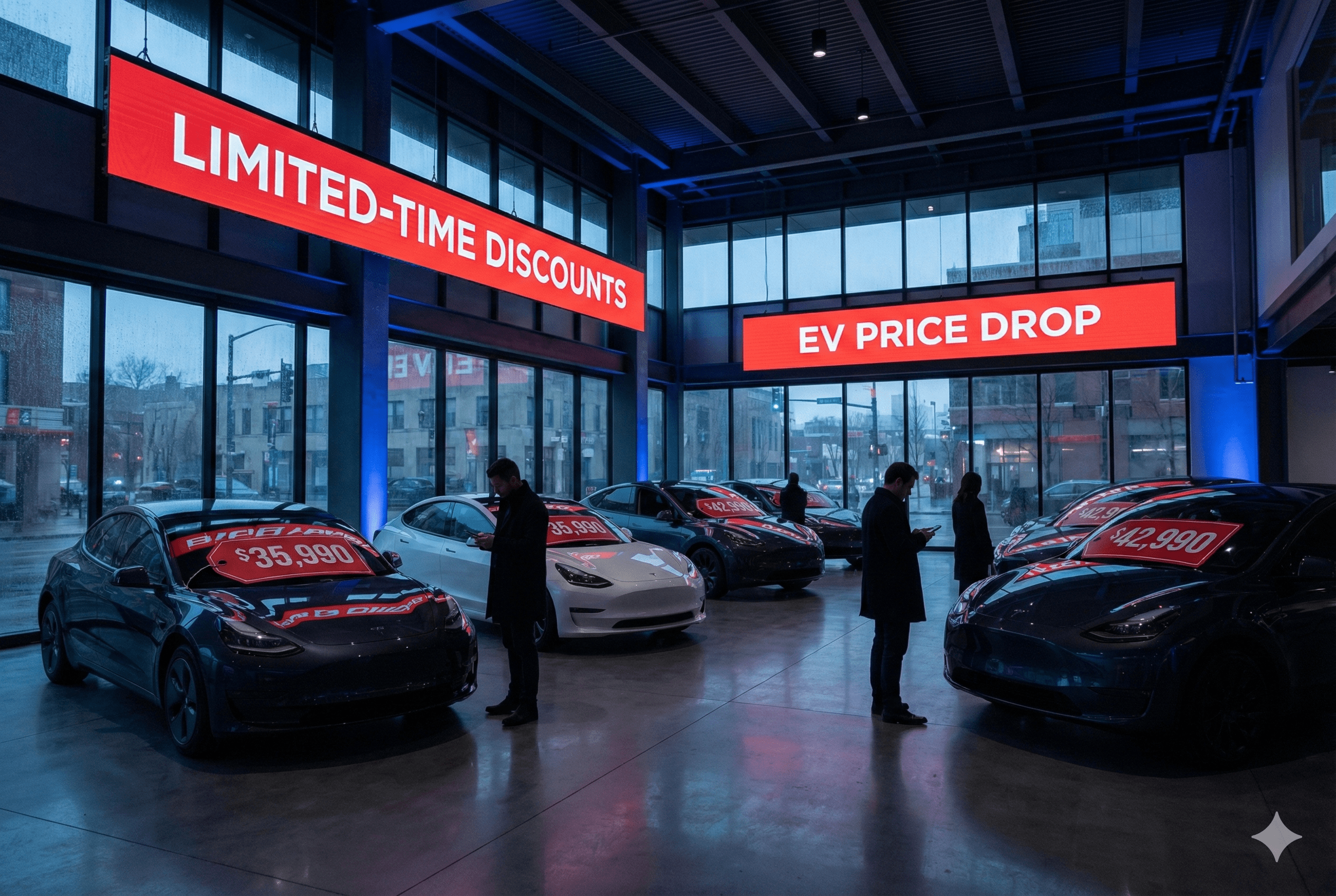 Tesla Rolls Out Aggressive Discounts as Tesla Sales Down Trend Looms