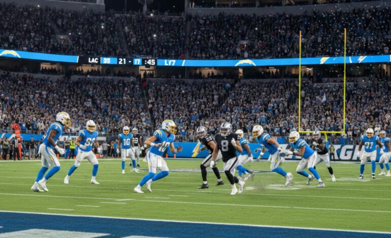 Los Angeles Chargers vs Las Vegas Raiders Match Player Stats: Full Game Breakdown & Key Performances