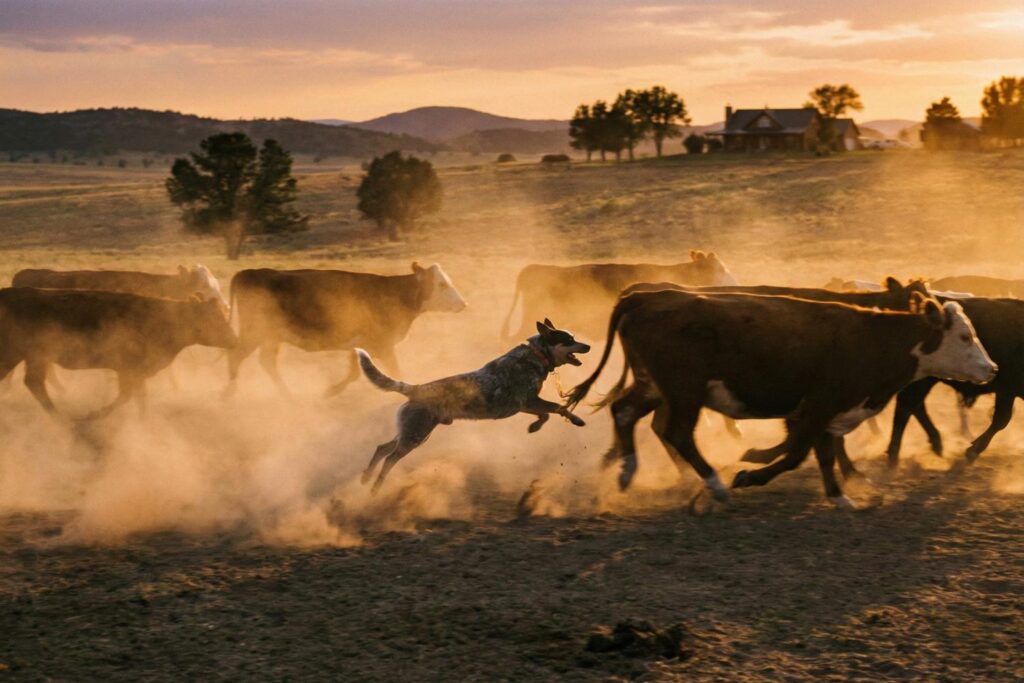 hanging tree cattle dog