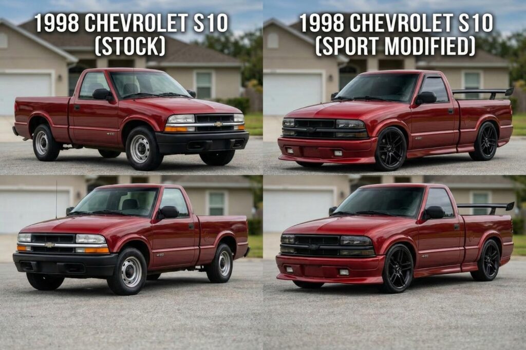 1998 s10 cab sport wing accessory kit