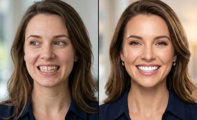 Famous Celebrities with Teeth Implants Before and After Hollywood Makeovers